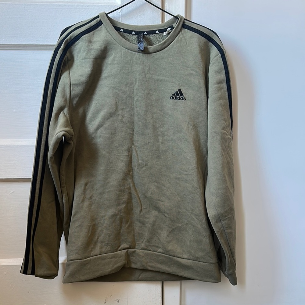 Adidas Men's Green Sweater